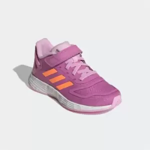 adidas Duramo 10 Lightmotion Sport Running Elastic Lace T - Pulse Lilac / Beam Orange / Bl