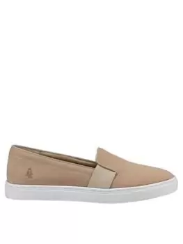 Hush Puppies Tillie Slip On Plimsoll, Tan, Size 8, Women