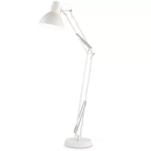 Ideal Lux Wally Task Floor Lamp White