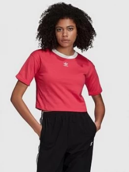 adidas Originals Crop Top - Pink, Size 8, Women