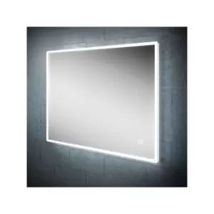 Vega 80 Landscape Demistable LED Bathroom Mirror with Charging Socket 600mm H x 800mm W - HIB