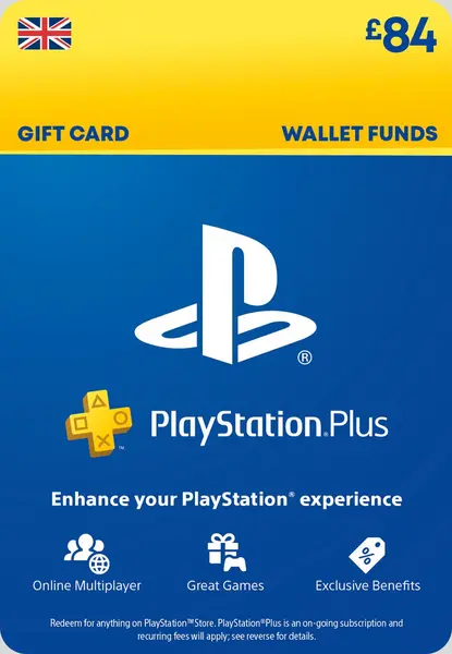 Sony PlayStation Store £84 PSN Top Up Gift Card