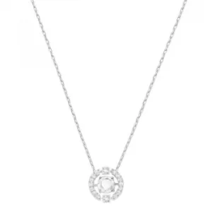 Ladies Swarovski Rhodium Plated Sparkling Necklace