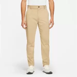 Nike Dri-FIT UV Slim-Fit Golf Chino Trousers Mens - Beige