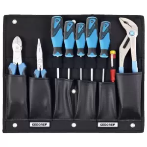 Gedore Tool board with pliers/screwdrivers assortment