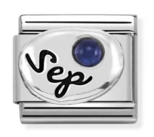 Nomination CLASSIC Silvershine Symbols September Sapphire...