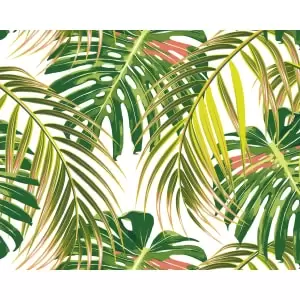 Origin Murals Tropical Leaves Citrus Wall Mural - 3.5m x 2.8m