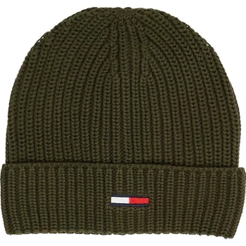 Tommy Jeans Tommy Jeans Basic Rib Beanie - Dark Olive