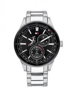 Tommy Hilfiger Austin Black Multi Dial Stainless Steel Bracelet Mens Watch