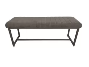 Olivia's Baxter Upholstered Bench in Charcoal