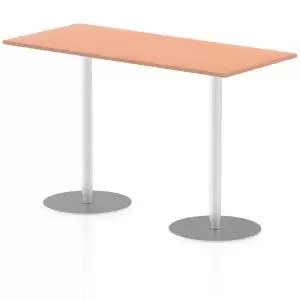 Italia Poseur Table Rectangle 1800800 Top 1145 High Beech