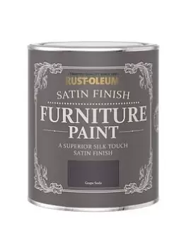 Rust-Oleum Satin Furniture Paint Grape Soda 750Ml