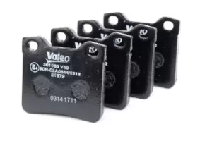 VALEO Brake pad set 301063 Brake pads,Brake pad set, disc brake PEUGEOT,607 (9D, 9U),406 Break (8E/F),406 Coupe (8C),406 (8B)