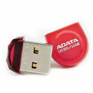 ADATA 32GB USB 2.0 UD310 Dashdrive Durable Memory Pen, Micro, Rugged, Red