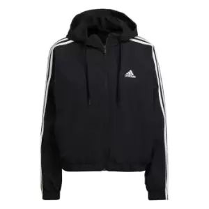 adidas Essentials Repeat Logo Loose Fit Windbreaker Women - Black