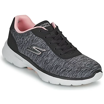 Skechers GO WALK 6 womens Shoes Trainers in Grey,5,6,7,8