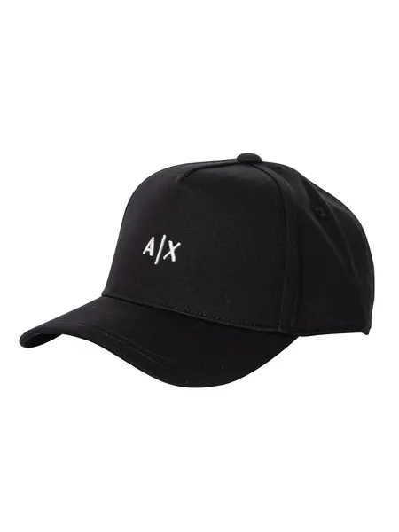 Armani Exchange Logo Baseball Cap Black/White One Size