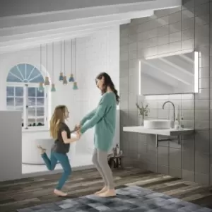 HiB Connect 120 LED Bathroom Mirror - 600 X 1200 Mm - 231181