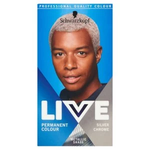 Schwarzkopf Live Men Silver Chrome U71 Permanent Hair Dye