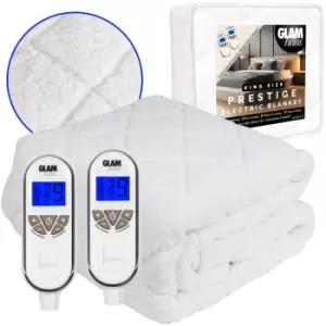 Electric Blanket 9 Heat & 10 Timer Settings Machine Washable - King