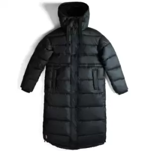 Hunter Womens Intrepid Long Puffer Coat Hunter Black XL