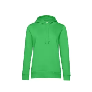 B&C Womens/Ladies Organic Hoodie (XXL) (Apple Green)