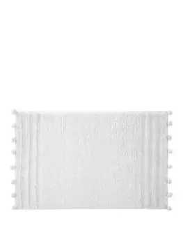 Catherine Lansfield Zero Twist Pom Pom Bath Mat