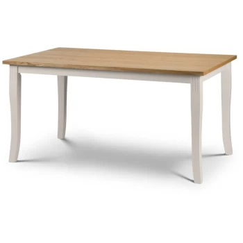 Johanna - Oak & Elephant Grey Dining Room Table