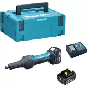 Makita DGD800 18v LXT Cordless Die Grinder 2 x 5ah Li-ion Charger Case