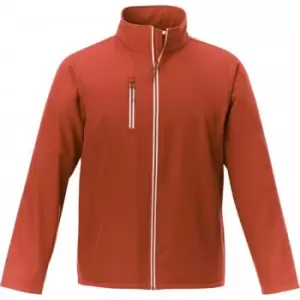 Elevate Orion Mens Softshell Jacket (XL) (Orange)