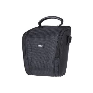 VIVITAR VIV-SK-301 Black Hard Shell DSLR Large Bridge Camera Case