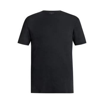 AllSaints Figure Crew T-Shirt - Jet Black