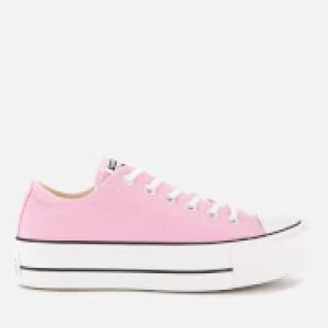 Converse Womens Chuck Taylor All Star Lift Seasonal Ox Trainers - Peony Pink - UK 4