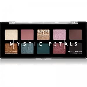 NYX Professional Makeup Mystic Petals Eyeshadow Palette Shade Dark Mystic 10 x 0,8 g