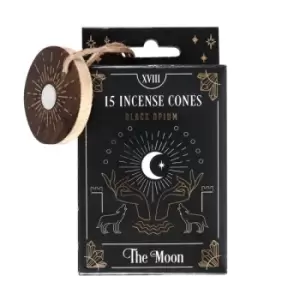 The Moon Tarot Black Opium Incense Cones