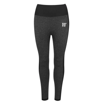 11 Degrees High Waisted Leggings - Black Marl