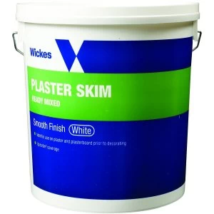 Wickes Ready Mixed Plaster Skim - White 10KG