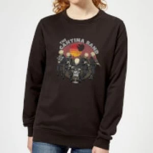 Star Wars Cantina Band Womens Sweatshirt - Black