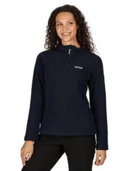 Regatta Kenger Half Zip Fleece - Navy, Size 12, Women