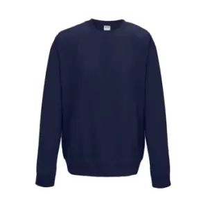 AWDis Just Hoods AWDis Unisex Crew Neck Plain Sweatshirt (280 GSM) (5XL) (New French Navy)