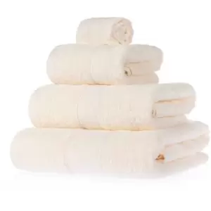 HOMESCAPES Turkish Cotton Cream Bath Towel Set - Cream