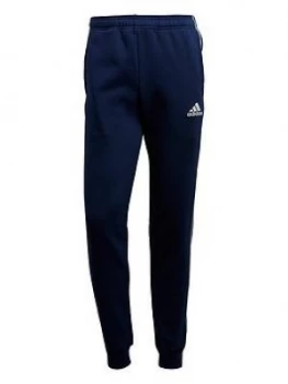 Adidas Mens Core 18 Sweat Hooded Tracksuit Bottoms, Navy, Size S, Men