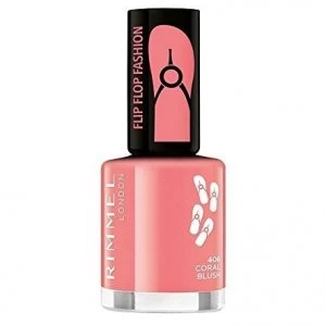 Rimmel London Flip Flop Fashion Nail Polish 406 Coral Blush