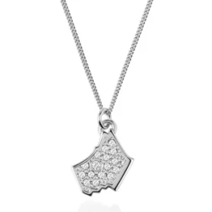 Radley London Sterling Silver Cubic Zirconia Dog Pendant