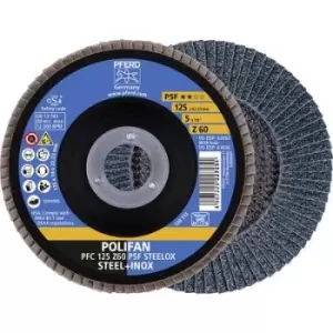 PFERD 69398193 PFC 125 Z 60 PSF STEELOX Flap disc Diameter 125mm 5 pc(s)