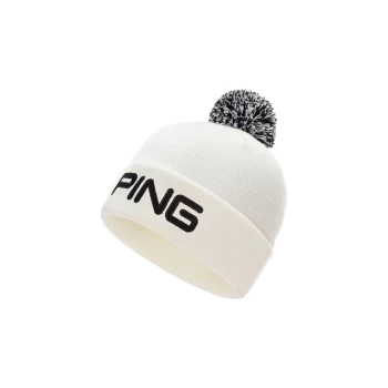 Ping Classic Bobble Hat - White/Black Size: One Size