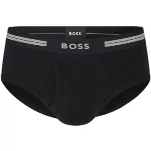 Boss Logo Printed Briefs - Black