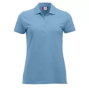 Clique Womens/Ladies Marion Polo Shirt (S) (Light Blue)