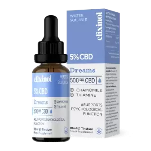 Elixinol Dreams 500mg CBD Water Soluble Oil 10ml