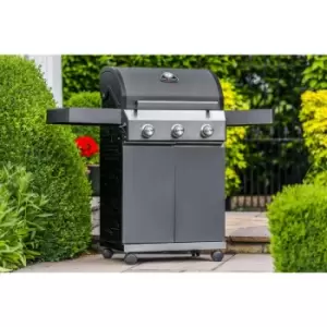 Grillstream Classic 3 Burner Hybrid BBQ - Grey